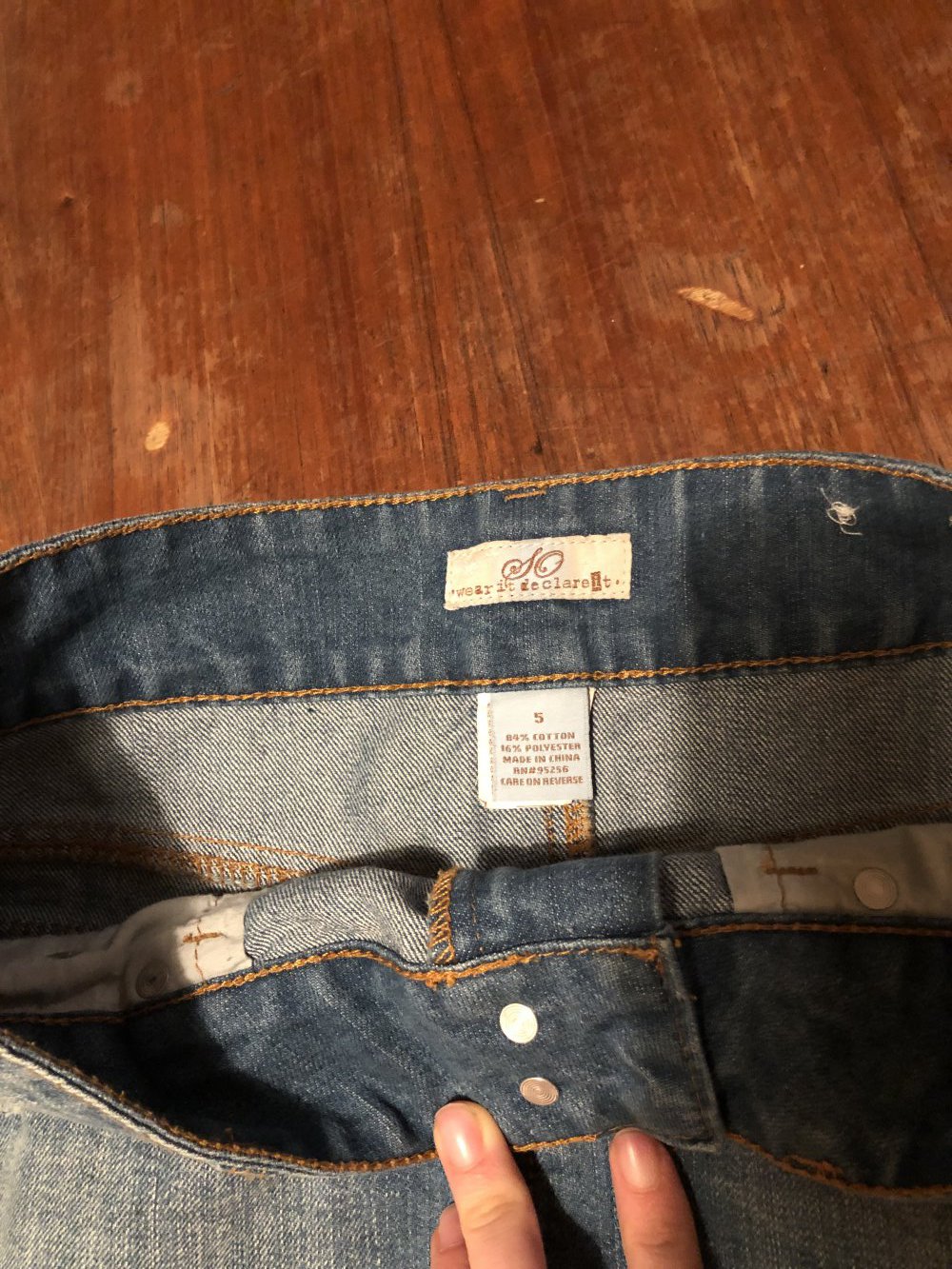 Jeans Minirock 