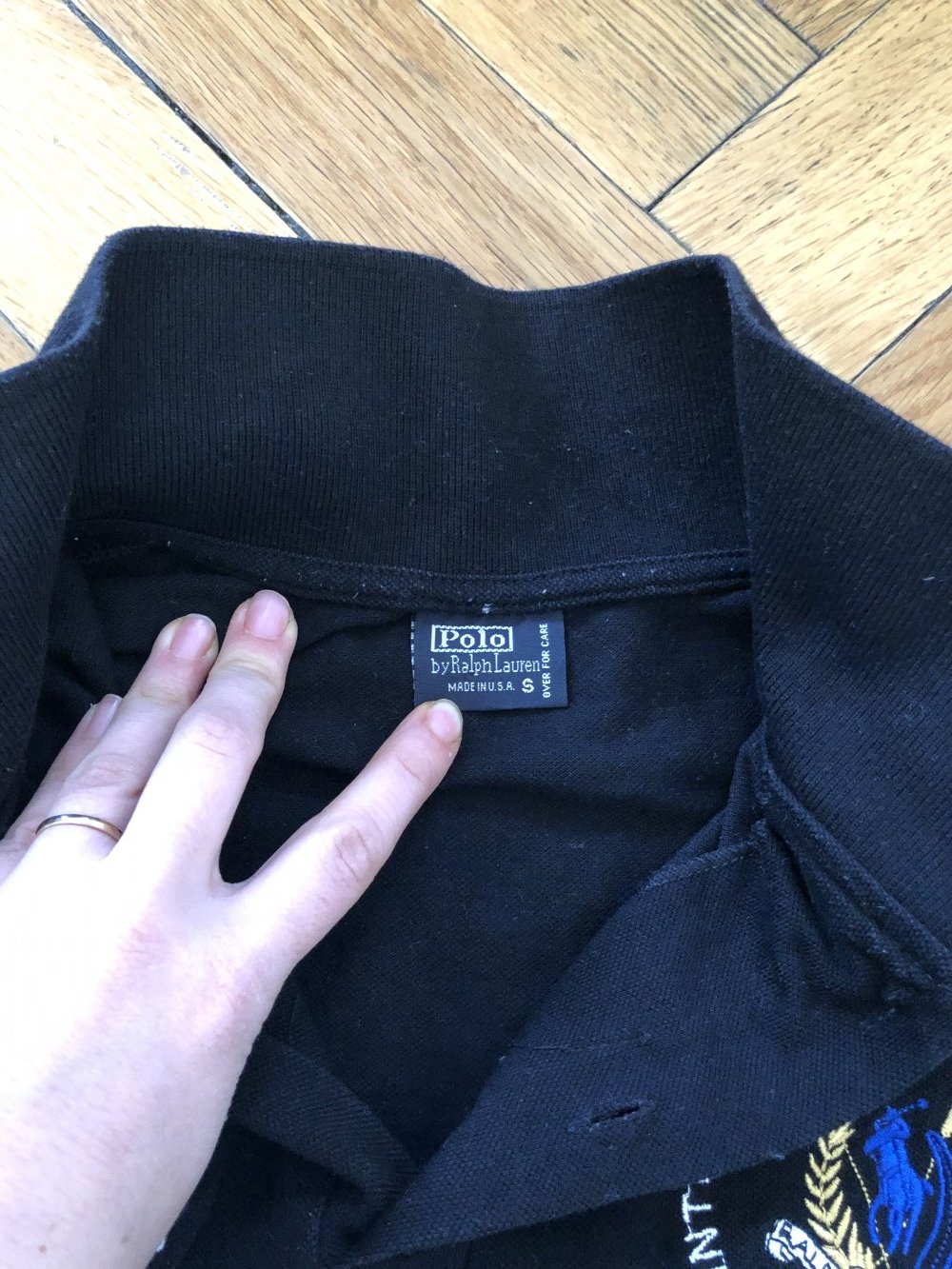 Schwarzes Poloshirt von Ralph Lauren