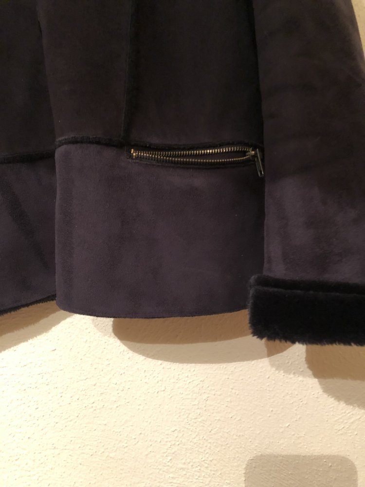 Schwarze Lederjacke 