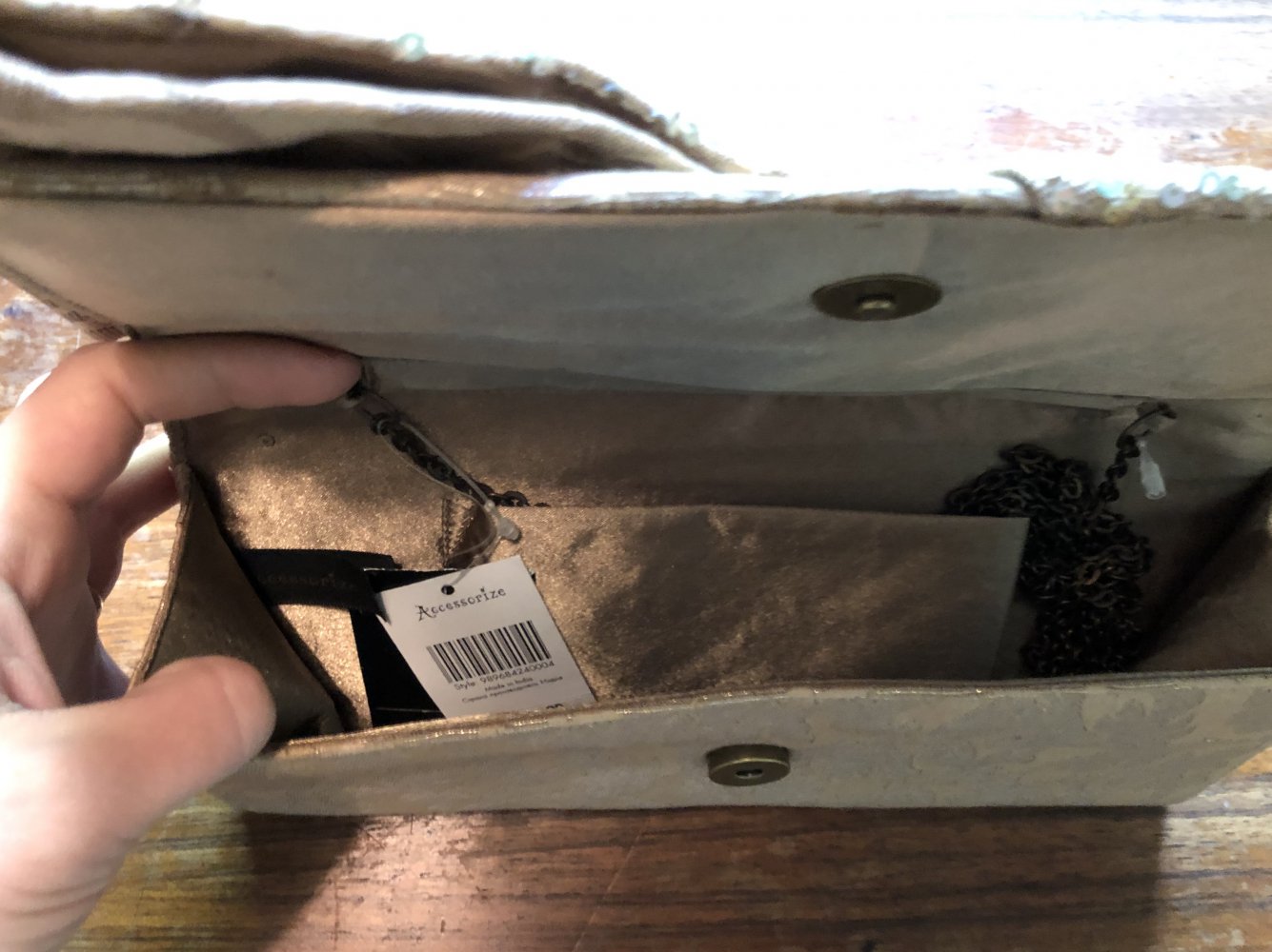 Pailletten Clutch