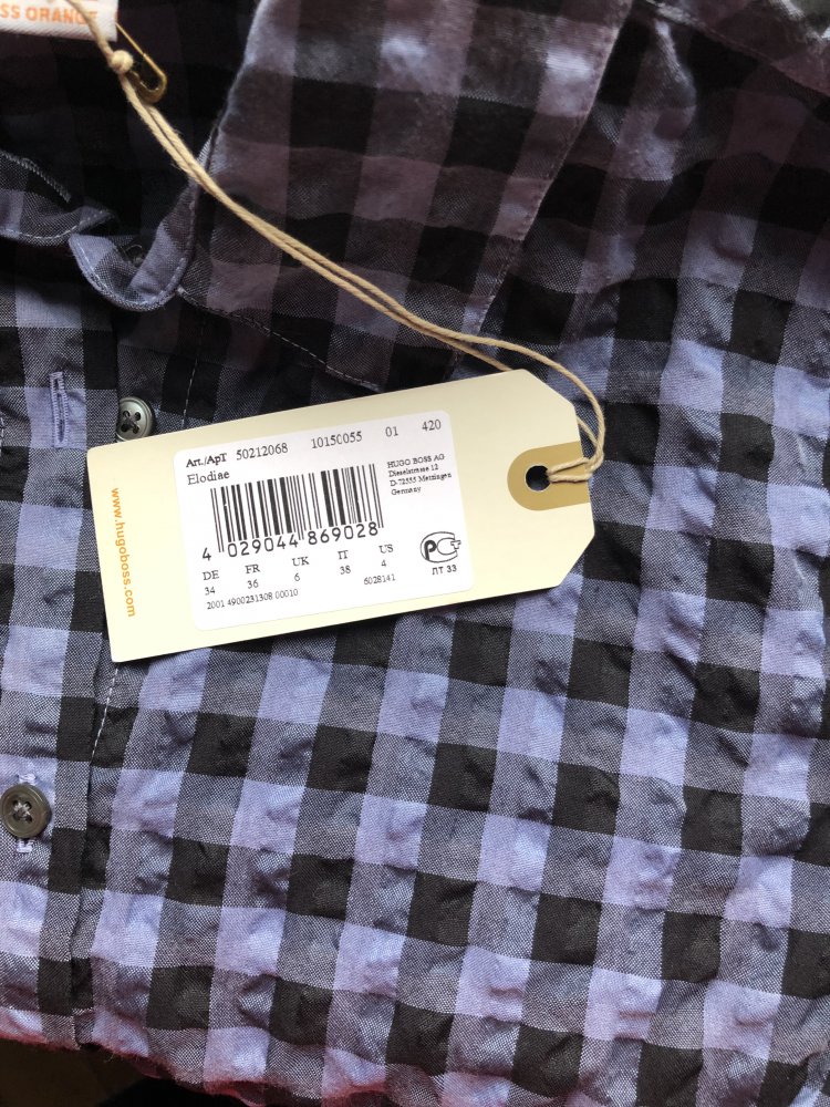 Bluse mit Vichykaro