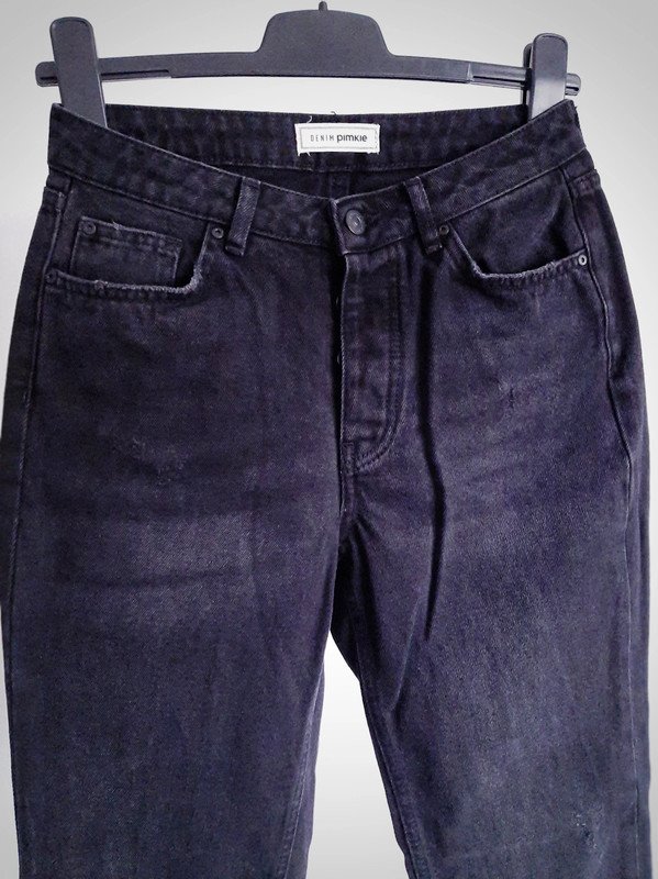 Schwarze Pimkie Jeans | Gr. 34 | Straight Leg | Highwaist