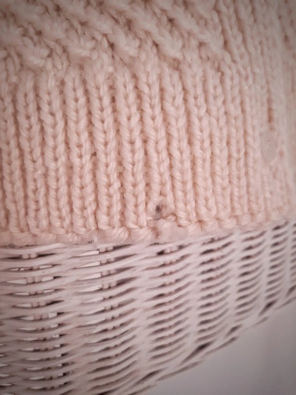 Cremefarbene Strickweste | Vintage | Wolle | V-Neck | Knopfleiste
