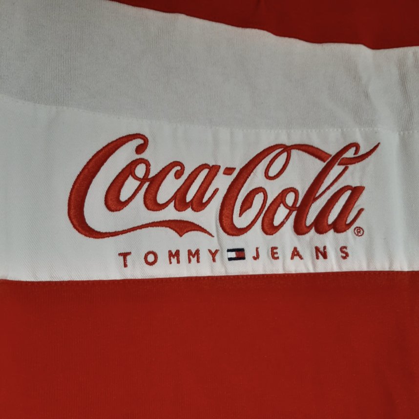 Tommy Jeans Coca Cola Polo cropped Sweatshirt