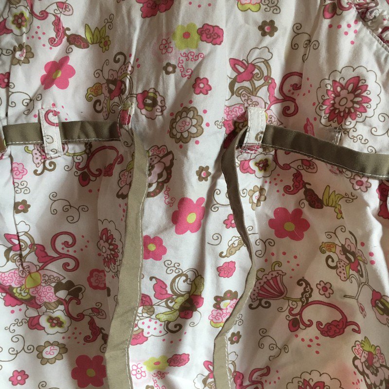 Langes Oberteil/ Kleid geblümt