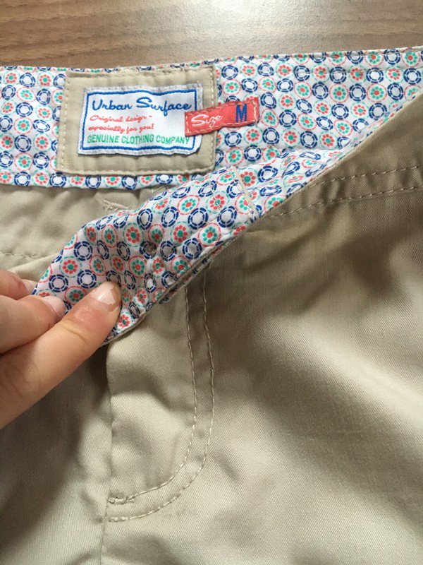 Beige Chino Hose