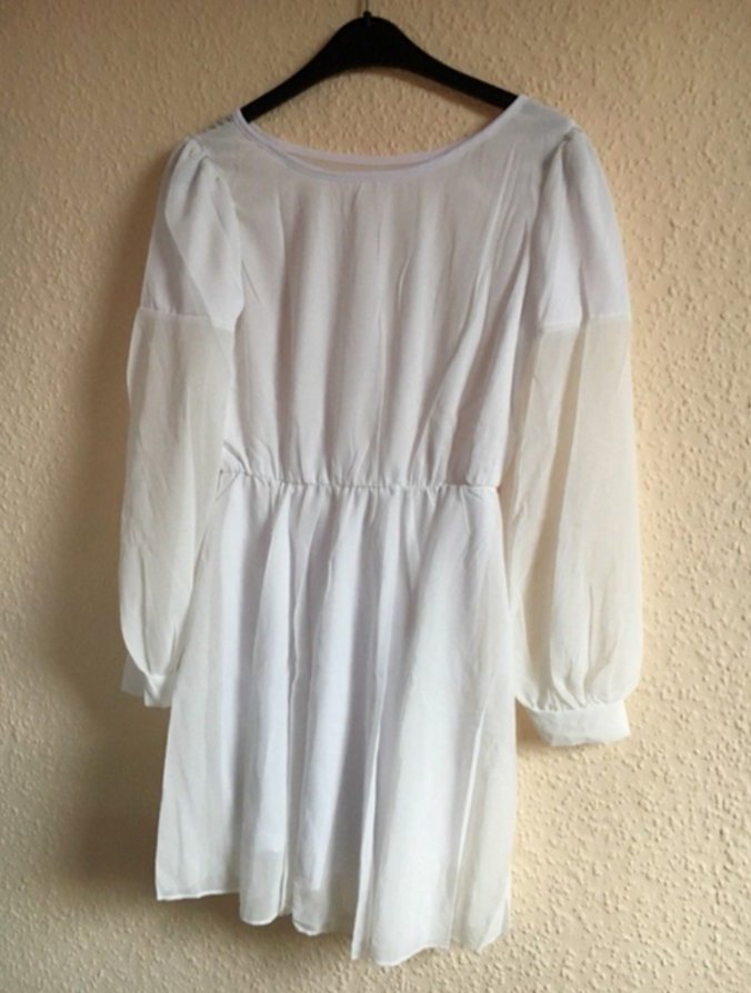 Kurzes weißes Kleid (Neu)