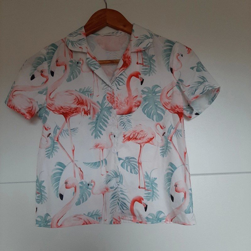 Hemd mit Flamingos