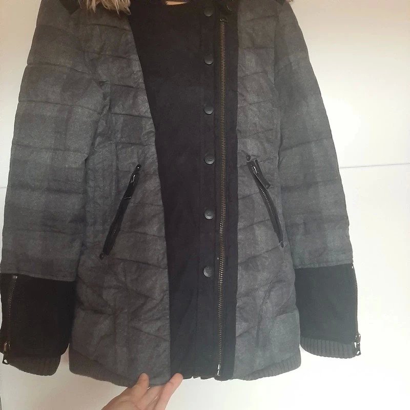 Graue Khujo Winterjacke