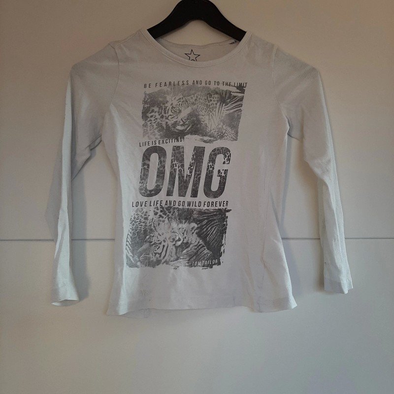 Weißer Tom Tailor Pulli (Makel)