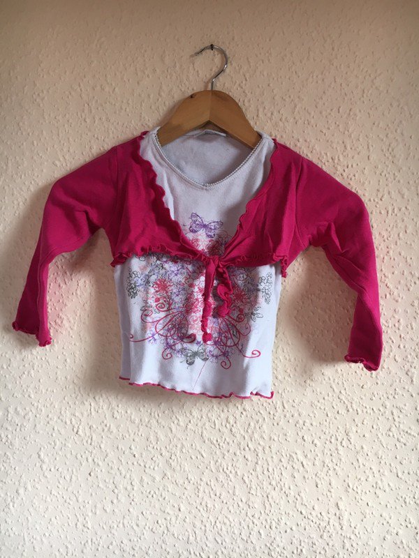 Pulli mit angenähtem Bolero