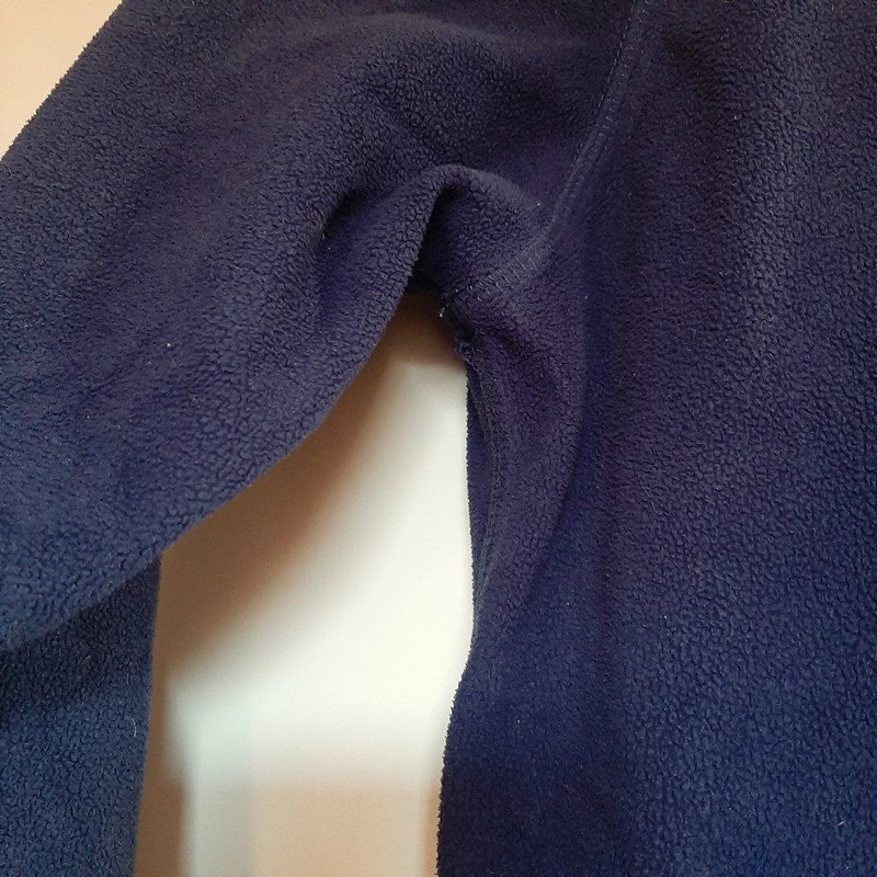 Dunkelblaue Fleecejacke