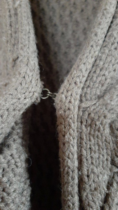 Brauner Strickcardigan