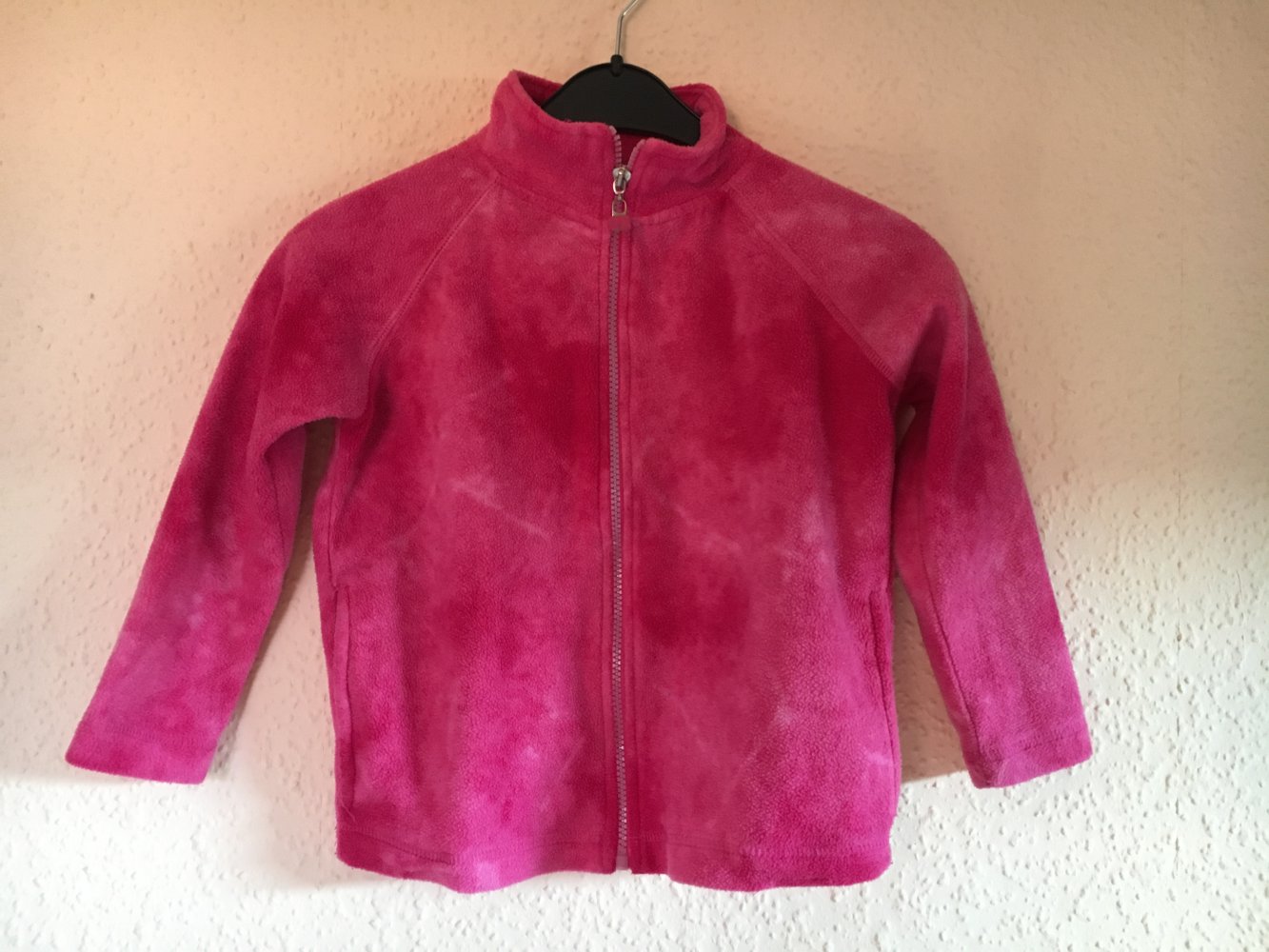 Pinke Fleecejacke (116)
