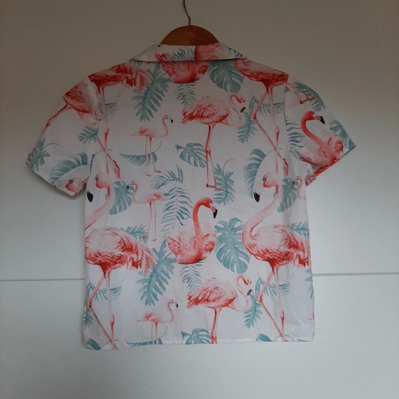 Hemd mit Flamingos