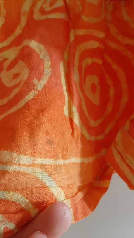 Orangenes Sommerkleid