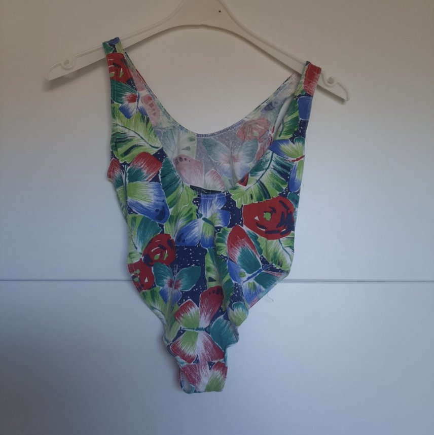 Vintage Badeanzug/ Einteiler mit Muster