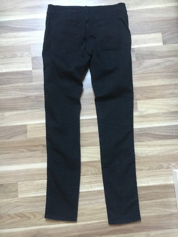 Schwarze Skinny Low Waist