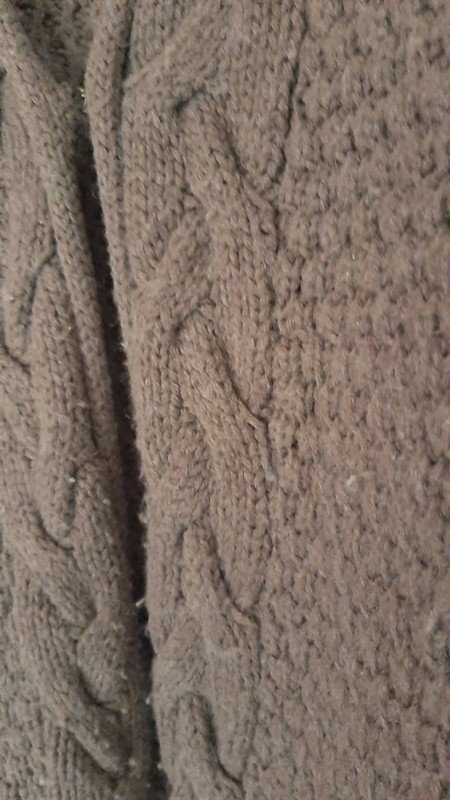 Brauner Strickcardigan