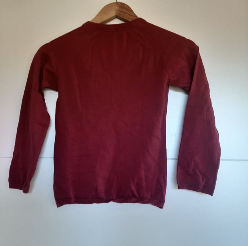 Strickjacke mit Blumendetail