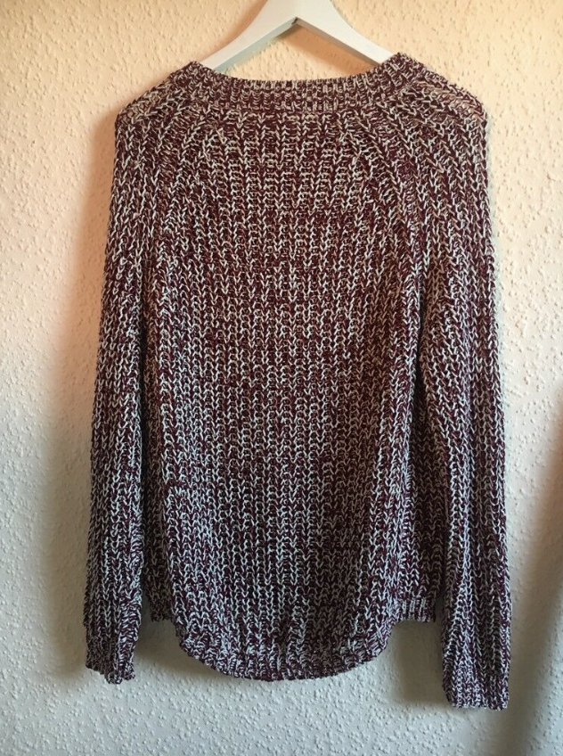 Esprit Strickpullover (rot/weiß)