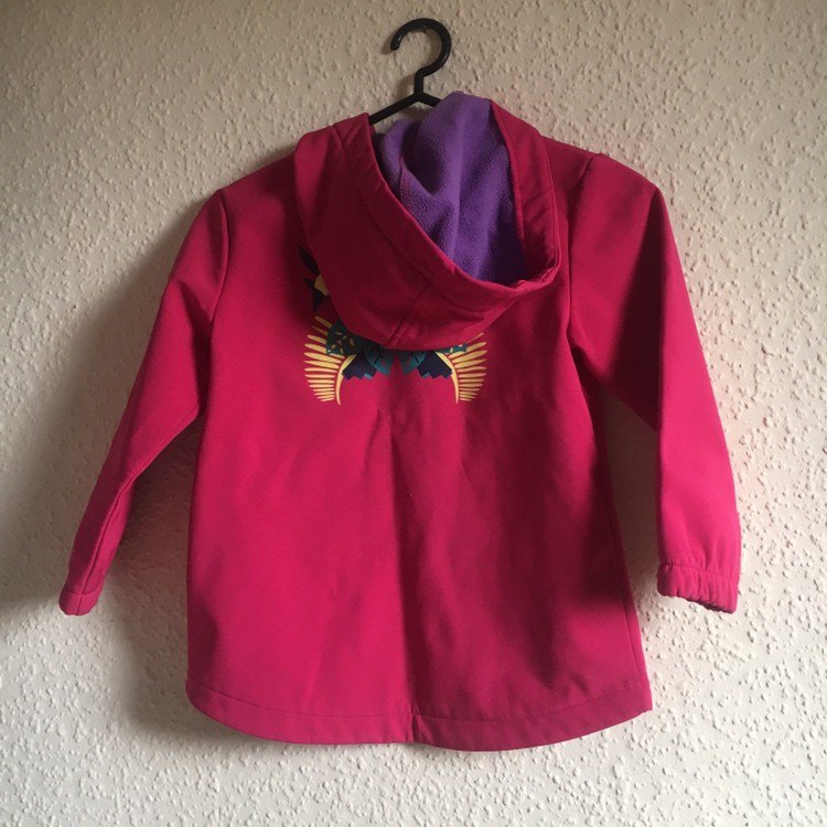 Pinke Softshell Jacke