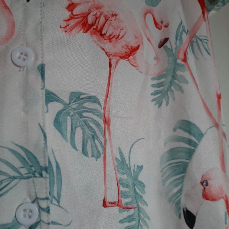 Hemd mit Flamingos