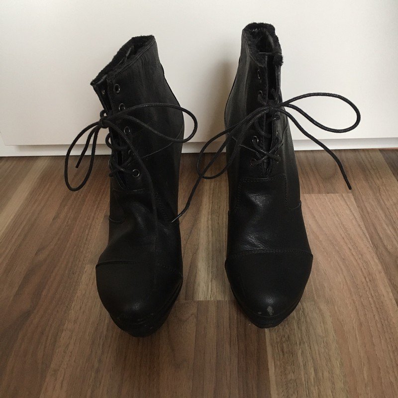 Plateau Stiefeletten zum schnüren