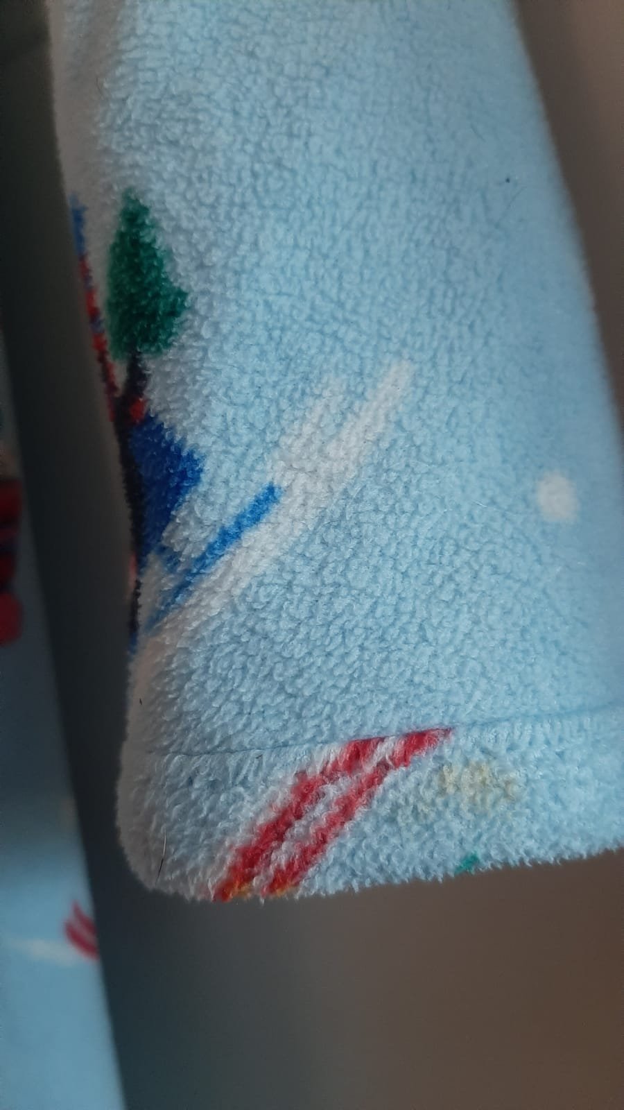 Fleece Schlafanzug Einteiler mit Füßen