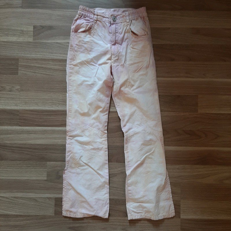 Tie-Die Hose (rosa/gelb)