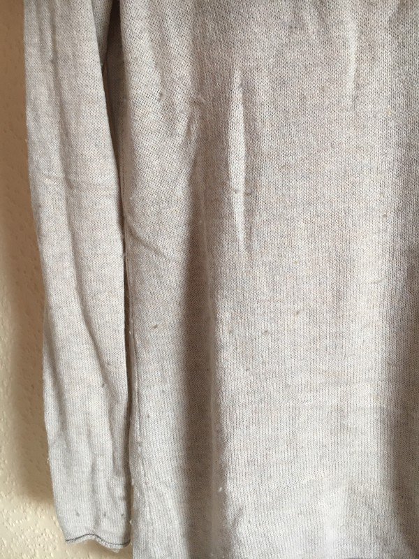 Beiger Feinstrickpulli