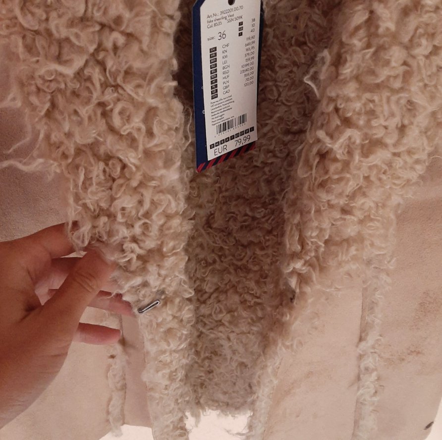 Tom Tailor Fake Fur Weste 