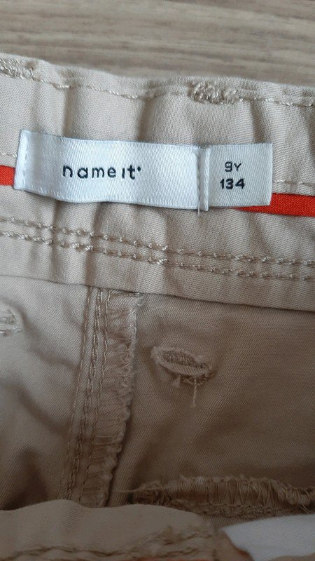 Beige Name It Stoffhose