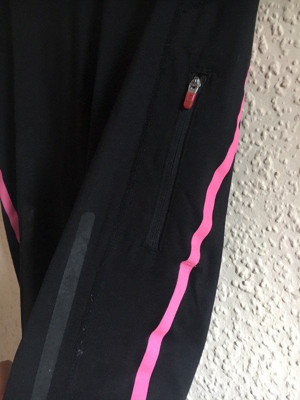 H&M Sporthose (schwarz/pink)