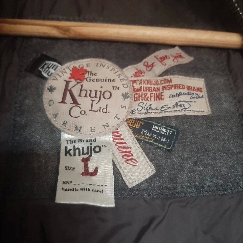 Graue Khujo Winterjacke