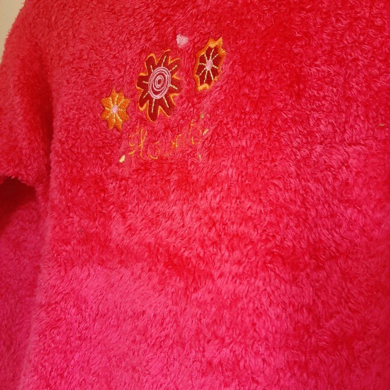 Pinker Kuschelpullover mit Rollkragen