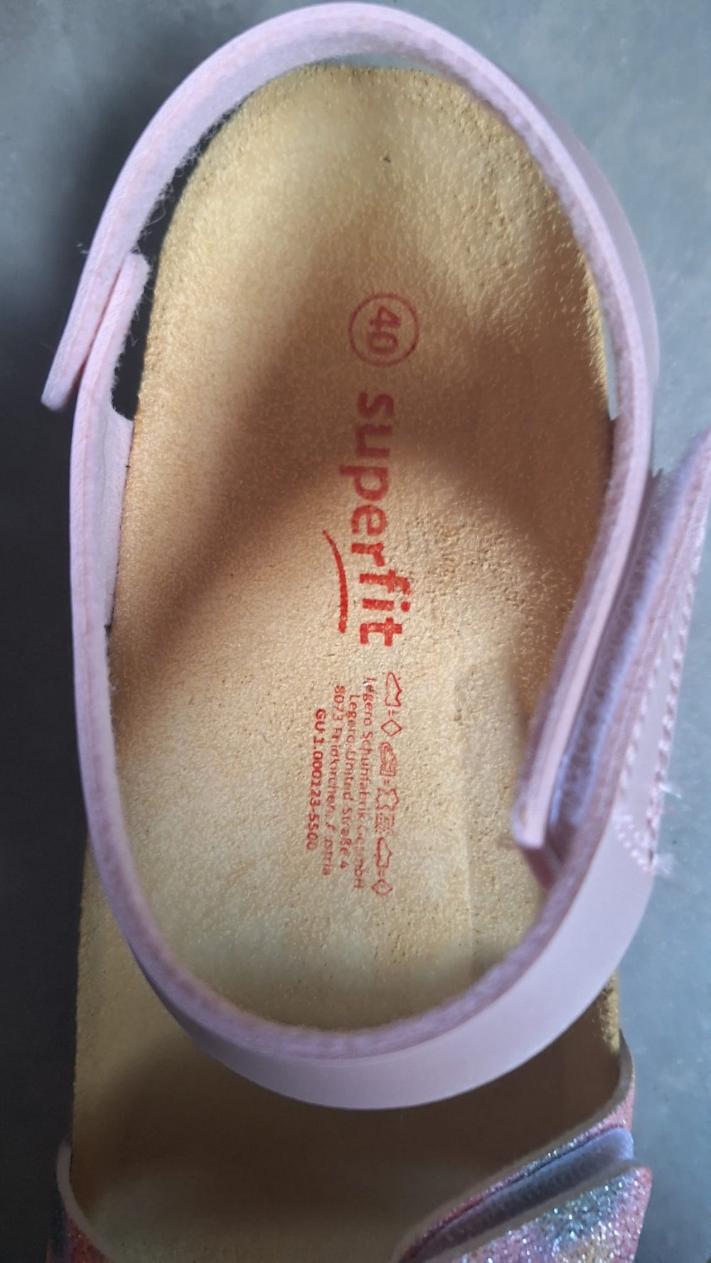 Rosa Superfit Sandale