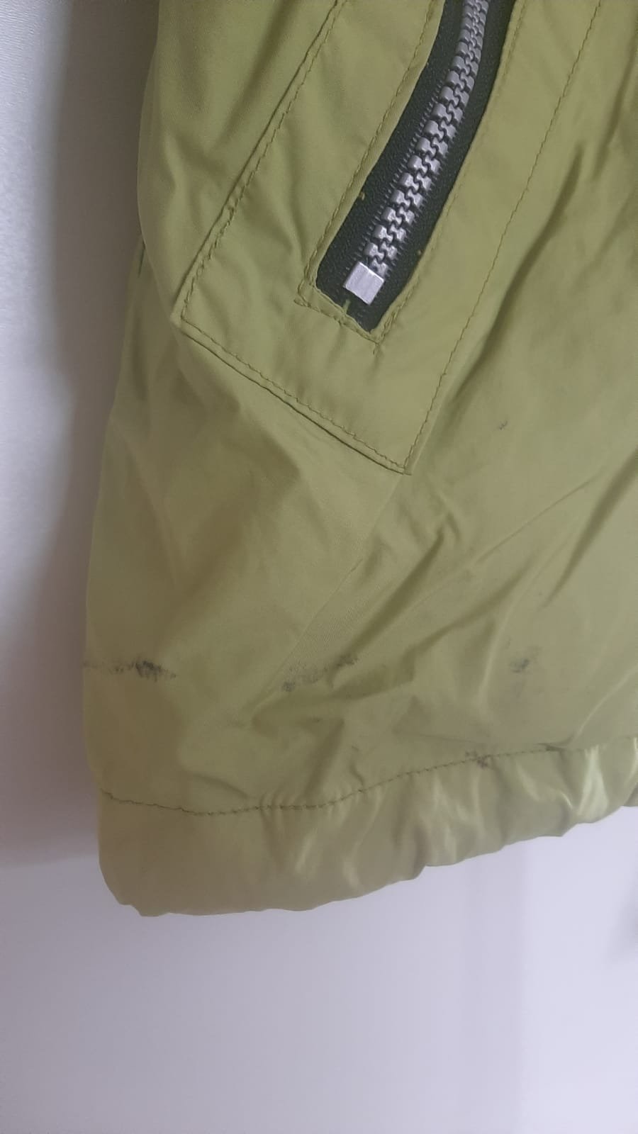 Grüne Vintage Jacke (Mängel)