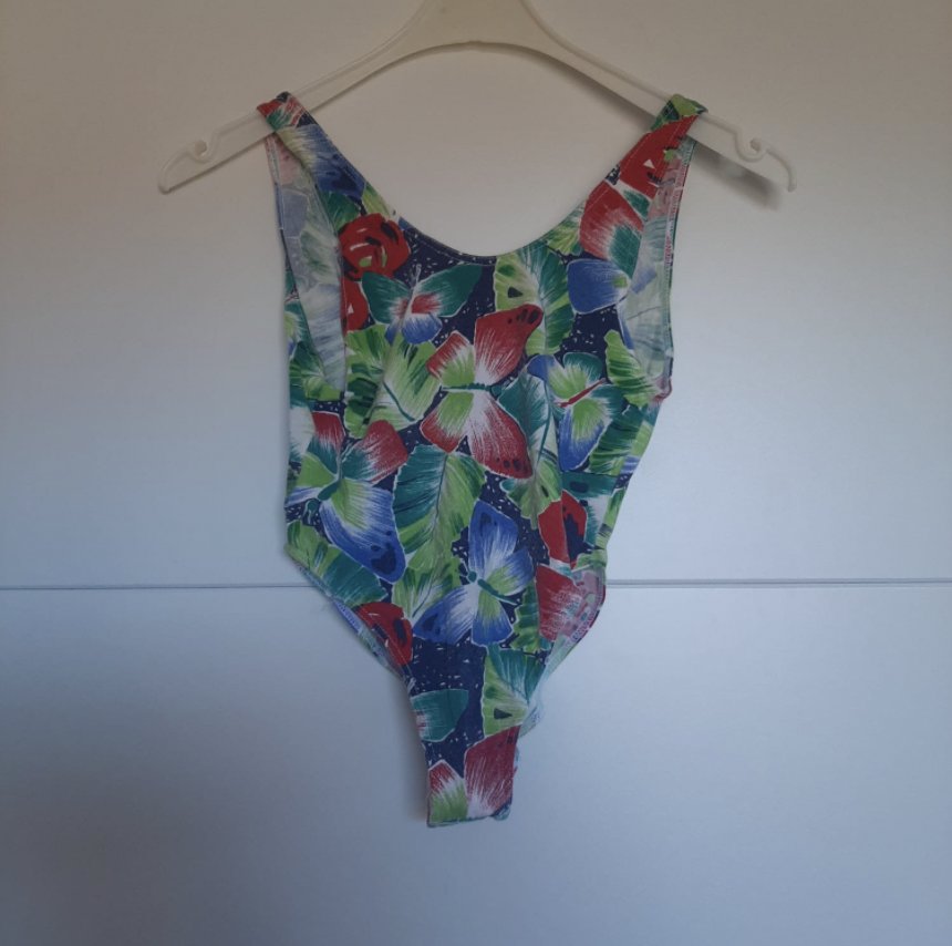 Vintage Badeanzug/ Einteiler mit Muster