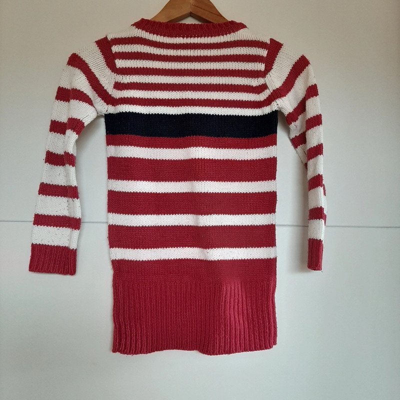 Gestreifter Strickpullover
