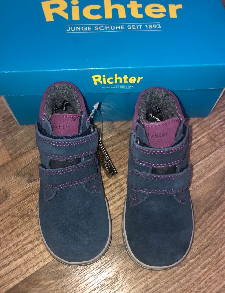 Neu Richter wasserdichte Wildleder Winterschuhe Gr.23