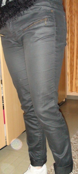 Rewiev neuwertige leicht gewachste Jeans Gr.38