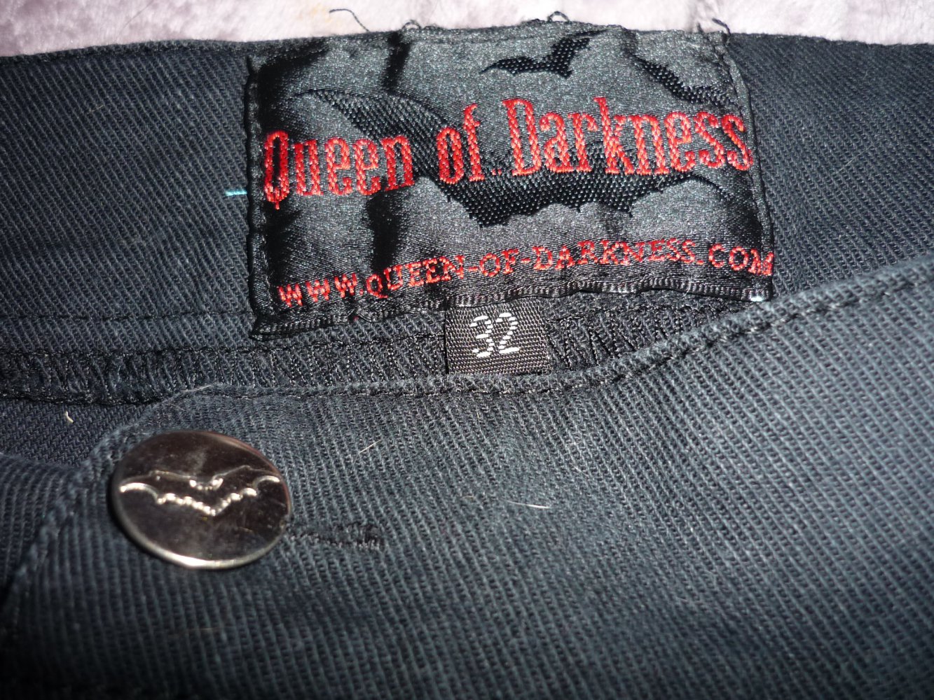 Queen of Darkness Fishtail  Mermaid Rock  BW 32inch Gothic Punk Top!