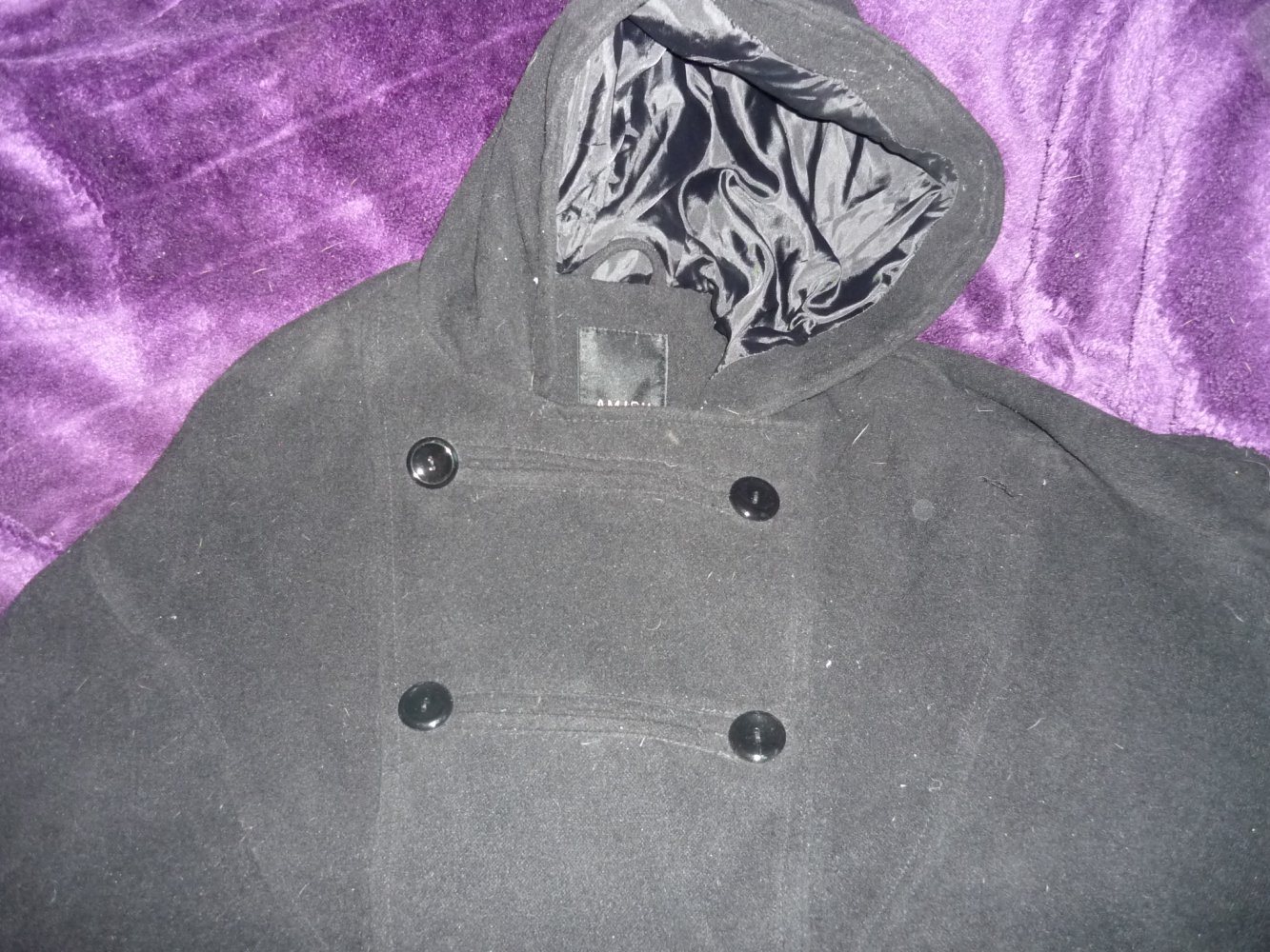 Cape mit Kapuze warm Gothic Gr. M