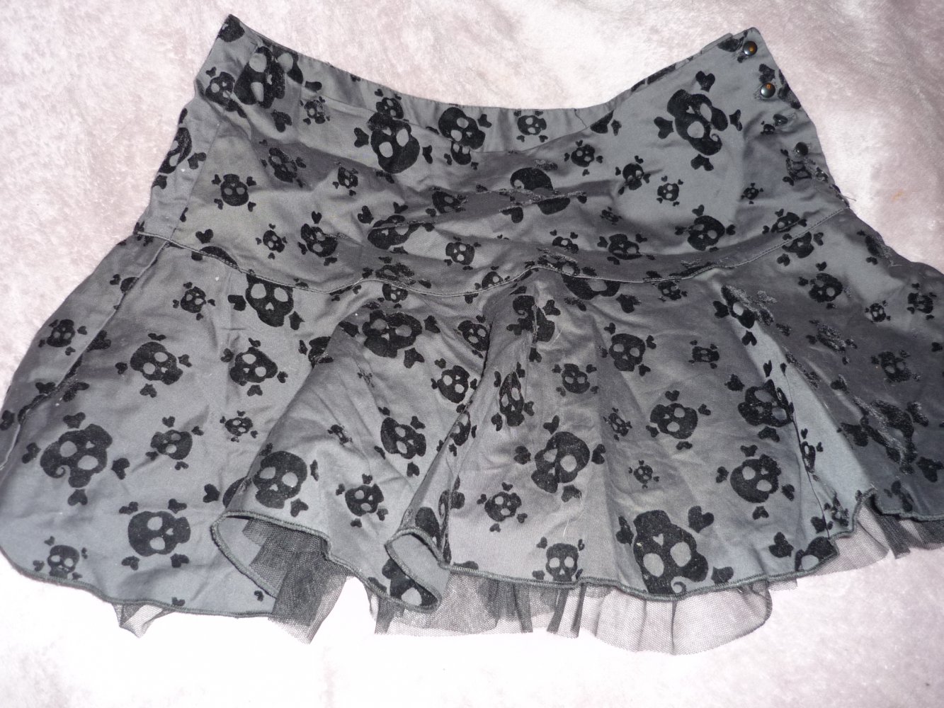 H&M Minirock Gothic Punk Rockabilly Gr. 40