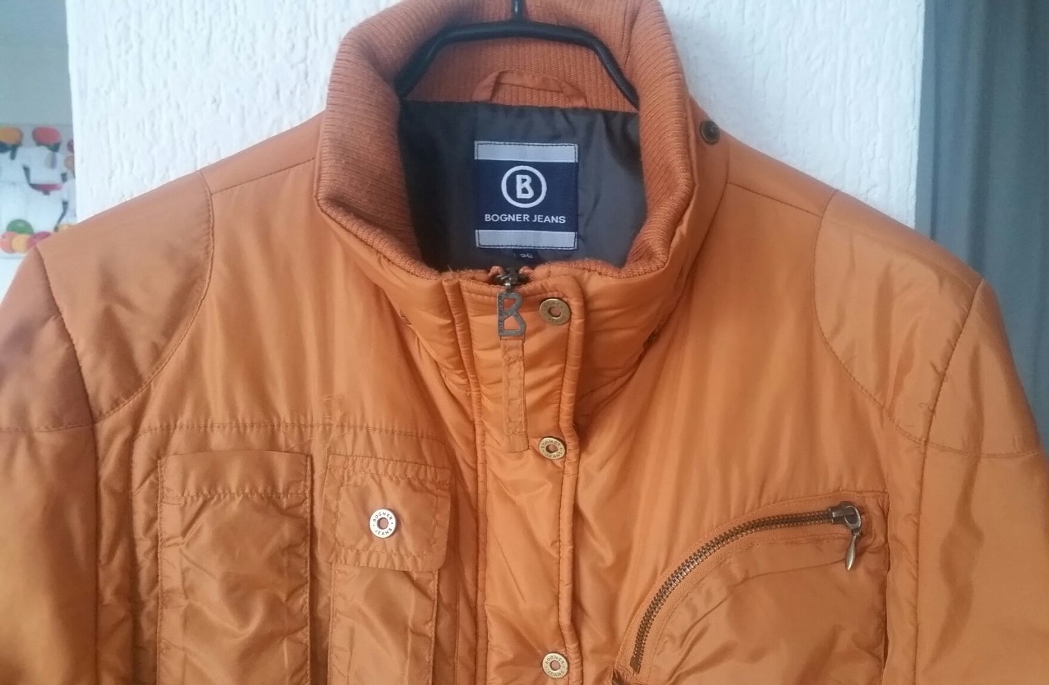 Bogner Blouson Bomberjacke Gr. 38 orange