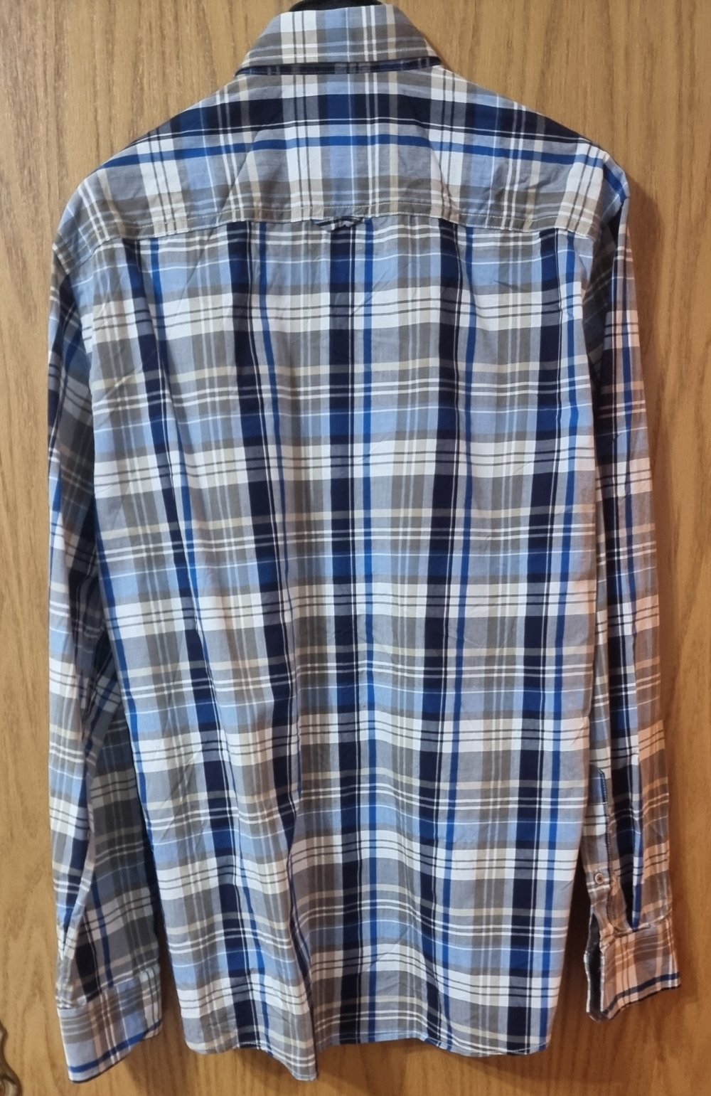 Kariertes Hemd Blau