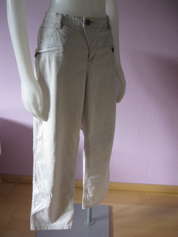 Street One 7/8-Hose Maxima Baumwolle Hellgrau 44/26
