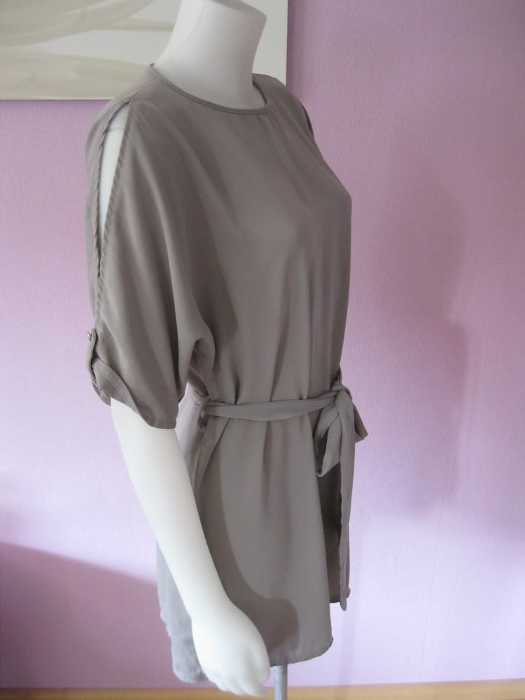 Mini-Kleid # Atmosphere # Grau # Halbarm # 40