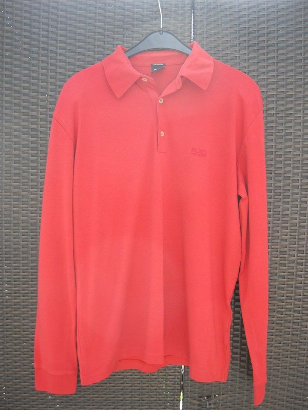 Hugo Boss Prima Cotton Longsleeve-Poloshirt 100% Baumwolle M